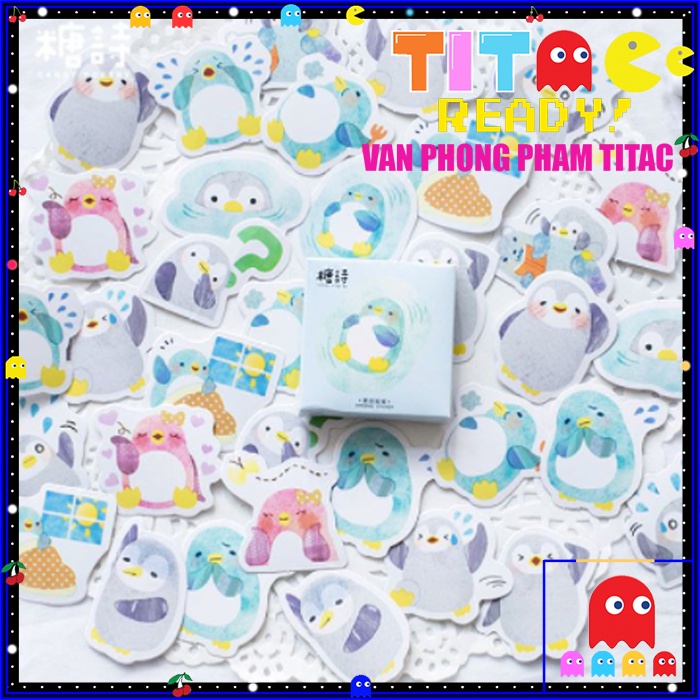 Hộp Miếng Dán Sticker Trang Trí Nhiều Mẫu Lựa Chọn