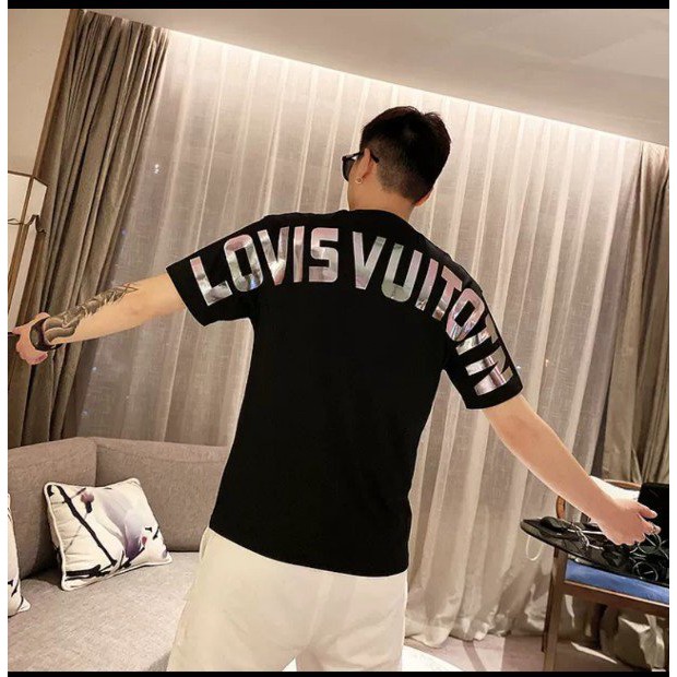 Áo thun Stee LOVIS VUITOTN II Ánh kim Unisex