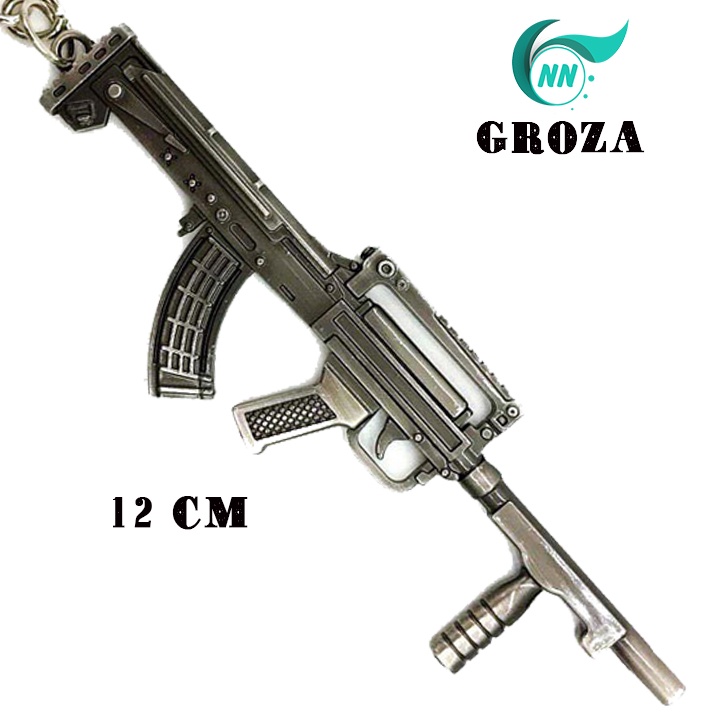 Móc khóa Groza Pubg đồ chơi mô hình nhân vật trong game