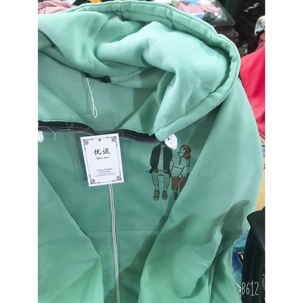 Áo Khoác COUPLE 2 NGƯỜI Unisex HÀNG NỈ NGOẠI CAO CẤP