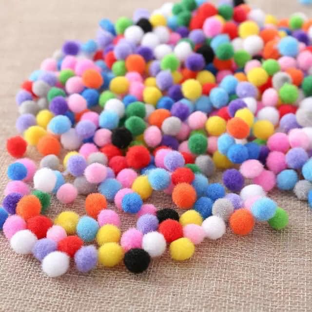 Bộ đồ chơi tập gắp Pompom kèm bát nhựa, bông màu, ly, kẹp giúp bé phát huy sáng tạo