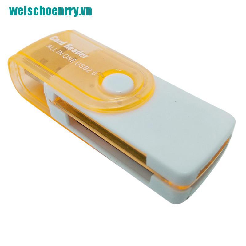 Weis♪Đầu Đọc Thẻ Nhớ 4 Trong 1 Cho MS MS-PRO TF Micro SD