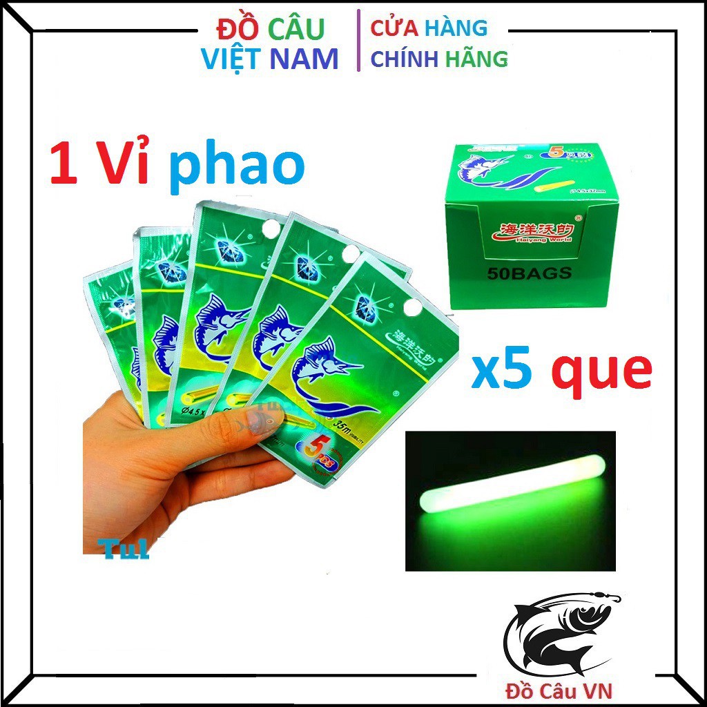 Phao Câu Cá Đêm Phát Sáng - Phao Câu Cá Rô Phi, Cá Đơn, Cá Chép - Phao Câu Cá Đêm Thông Minh hàng y 