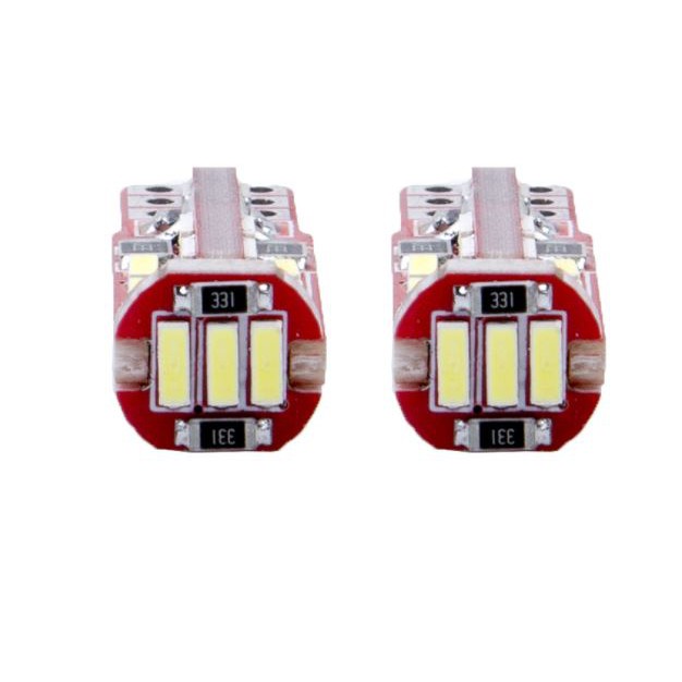 2 bóng đèn T10 led T10 siêu sáng gắn demi xi-nhan xe máy ô tô