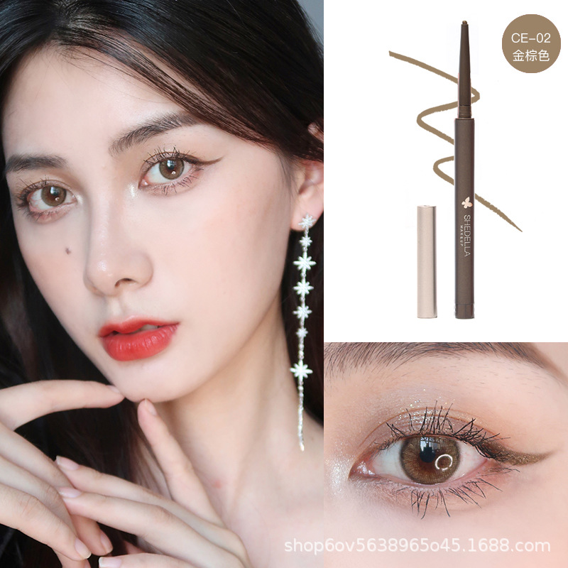 Color Waterproof Eyeliner Pencil No Bloom Makeup Student, Beginner, New Long Lasting Silk Brown Female | BigBuy360 - bigbuy360.vn