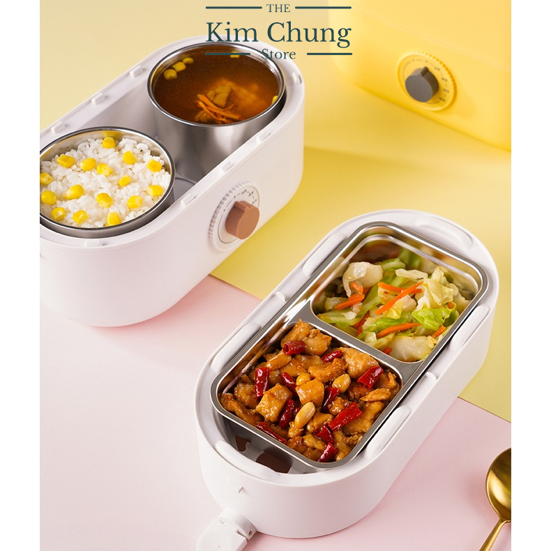 Hộp cơm điện chính hãng LocknLock EJR211PIK 1.3L  - Hàng chính hãng