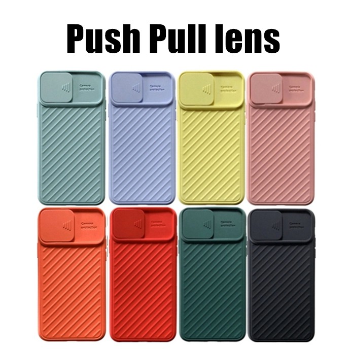 Ốp điện thoại trượt bảo vệ lens camera cho iPhone 11 Pro max X XR Xs Max 6 6s+ 7 8 Plus SE 2020