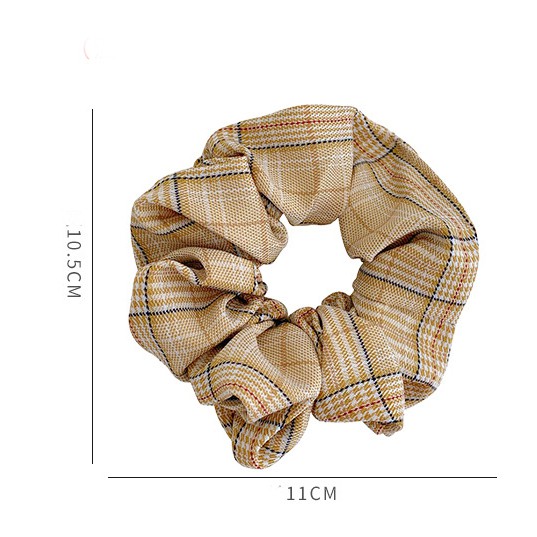 Scrunchies Caro Kaki Đồng Phục Học Sinh Jk Cute | BigBuy360 - bigbuy360.vn