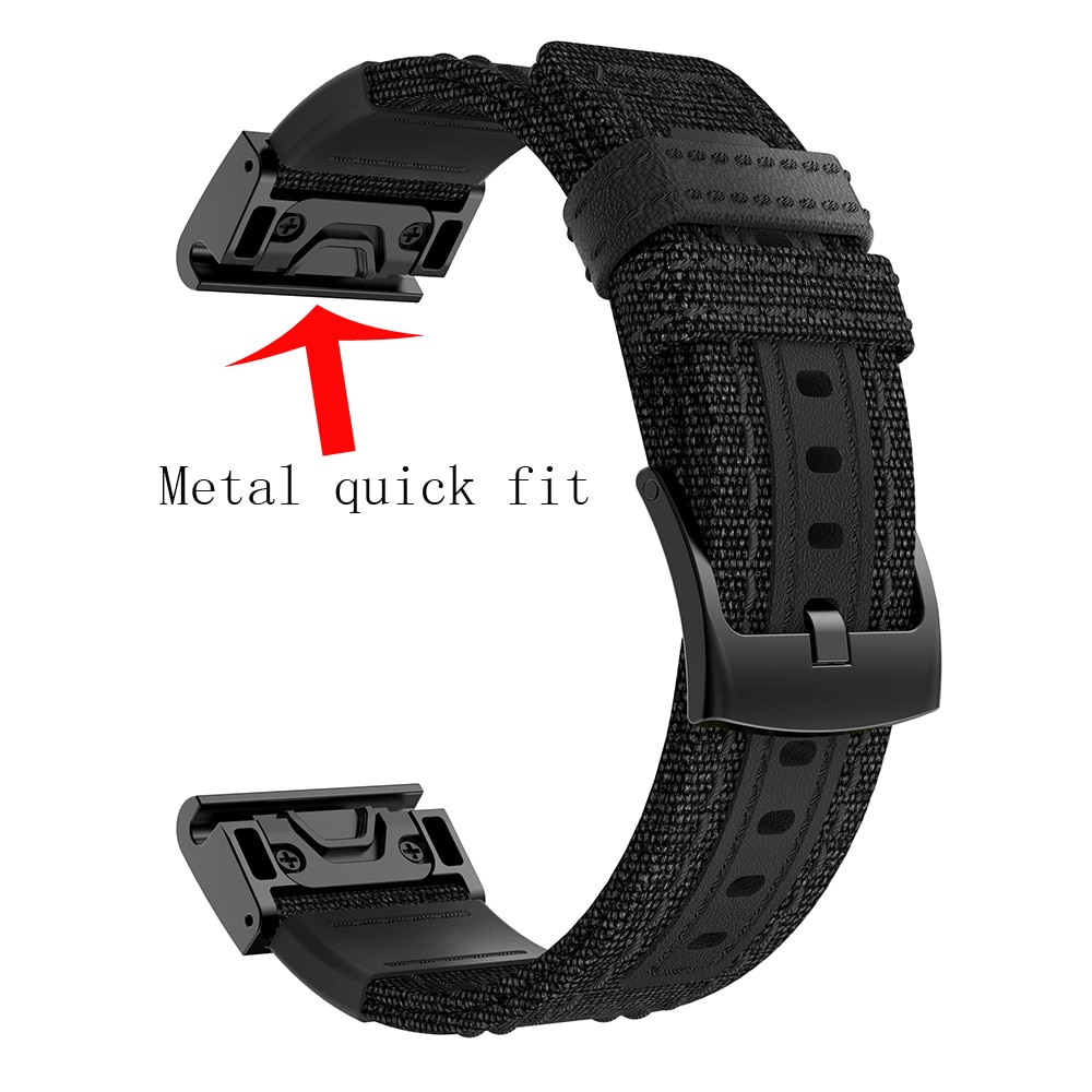 Dây Đeo Nylon 22mm Cho Đồng Hồ Thông Minh Garmin Fenix 5 Plus Forerunner 935 945