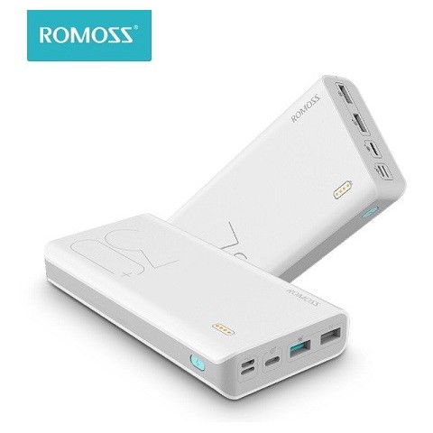 Sạc Dự Phòng Romoss Sense 8 30000mah 3 Cổng Sạc Vào - BH 1 Năm