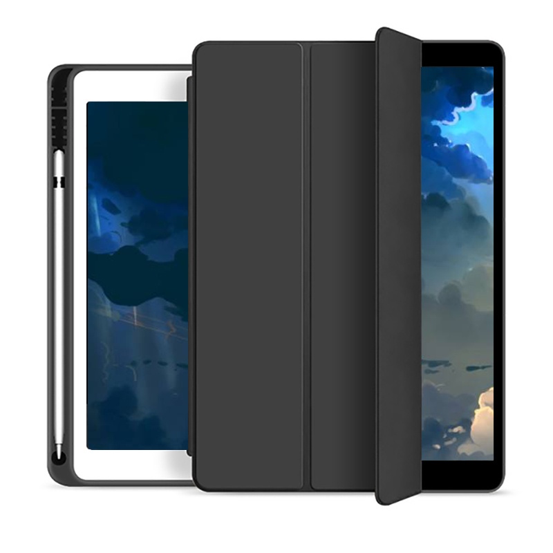 Bao da máy tính bảng Aresko nắp lật có ngăn bút thích hợp cho iPad Air 1 2 2017 2018 9.7 Mini 5 6 7th 8th 9th 10.2 Air 3