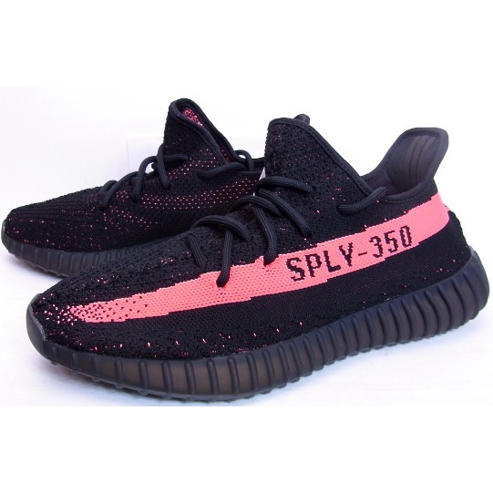 GIÀY SNEAKER 350 ĐEN ĐỎ NAM NỮ - YZBLRE