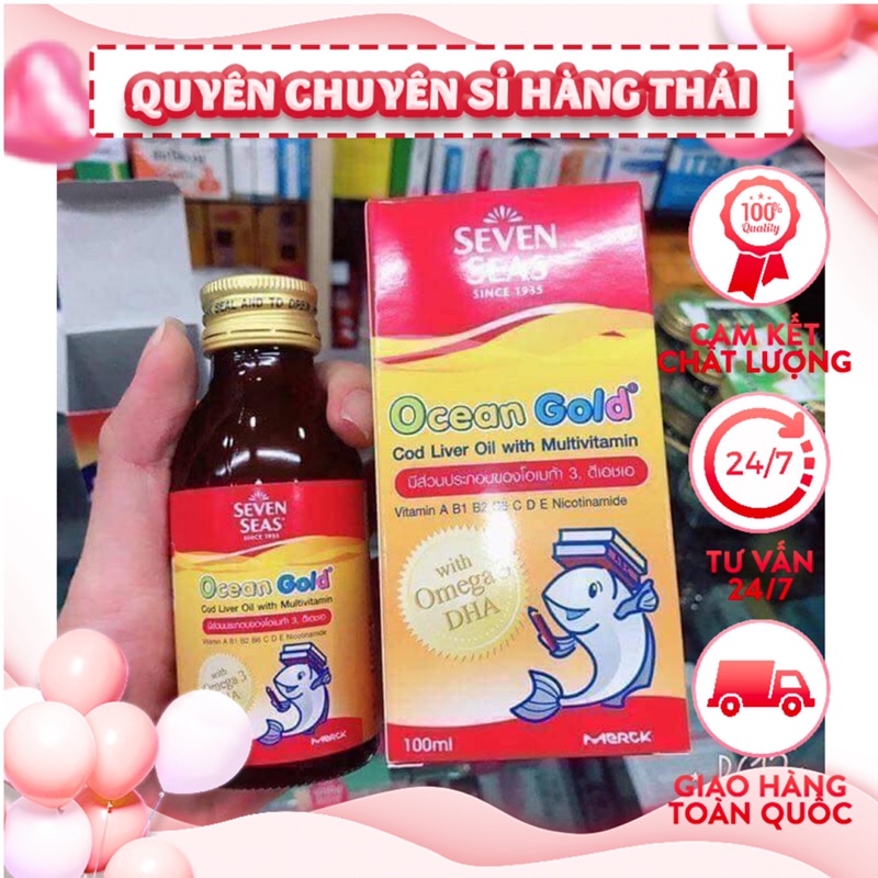 Siro Ocean gold cho trẻ an ngon thái lan