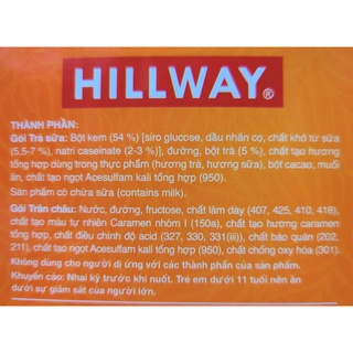 [Hộp 416g (8 LY)] TRÀ SỮA TRÂN CHÂU [VN] HILLWAY Bubble Milk Tea (btn-hk)
