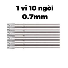 Ruột bút bi thiên long xanh , đen vỉ 10 ngòi 0,5mm - 0,7mm - Vỉ ruột bút bi thiên long cao cấp - HOKAMI STORE