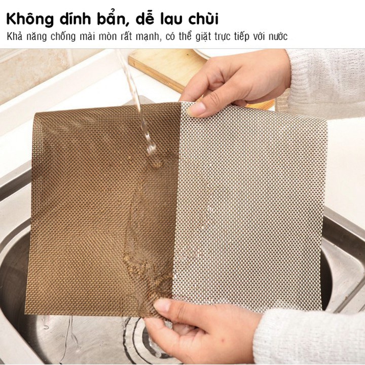 TẤM TRẢI BÀN ĂN CÁCH NHIỆT CHẤT LIỆU KHÔNG THẤM NƯỚC 1491 SANG TRỌNG dieushop