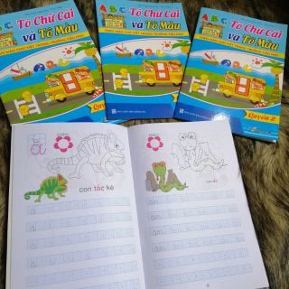 Tập tô chữ cái cho các bé từ 3-6 tuổi
