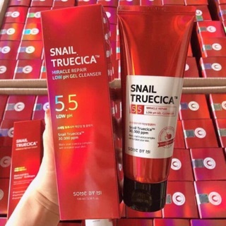 Sữa Rửa Mặt Some By Mi Ốc Sên Đỏ Tạo Bọt Snail Truecica Miracle Repair Low PH Gel Cleanser 100ml
