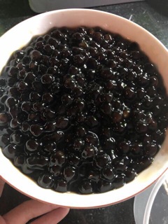 Trân châu tapioca Pearls hạt đen làm trà sữa