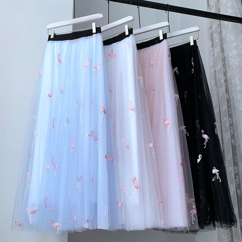 Chân Váy Lưới Thêu Họa Tiết Thời Trang Cho Nữ | BigBuy360 - bigbuy360.vn
