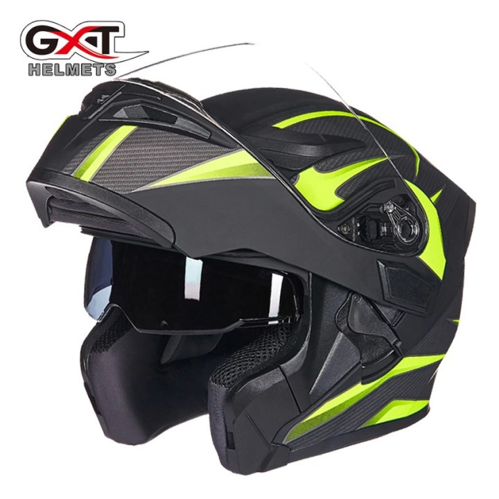 GXT 2017 (GXT 902) Đen xanh - MŨ BẢO HIỂM FULLFACE LẬT HÀM