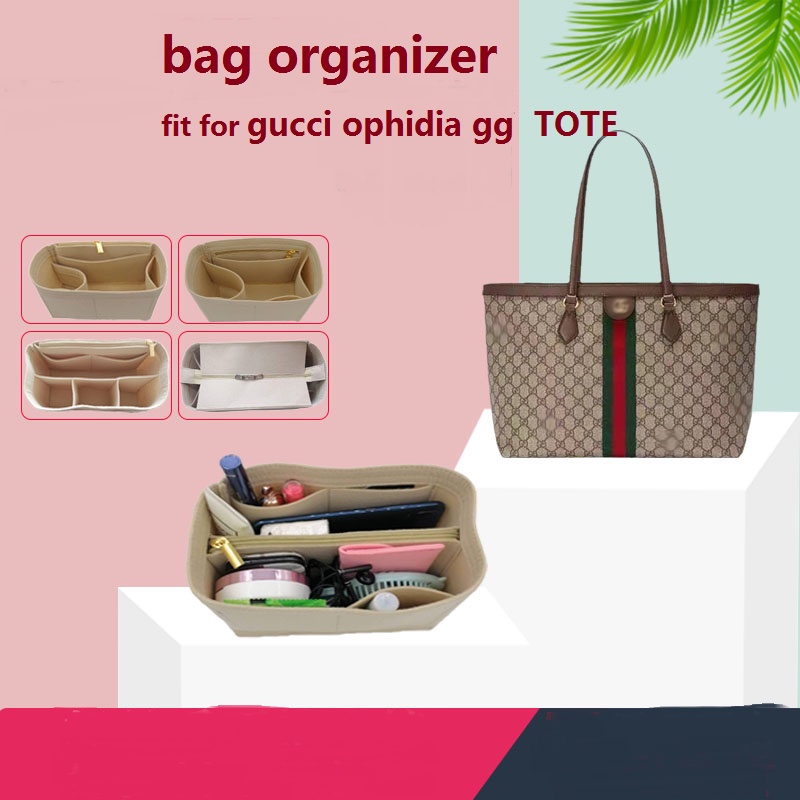 Cho gucci ophidia medium tote lót túi bag organizer insert