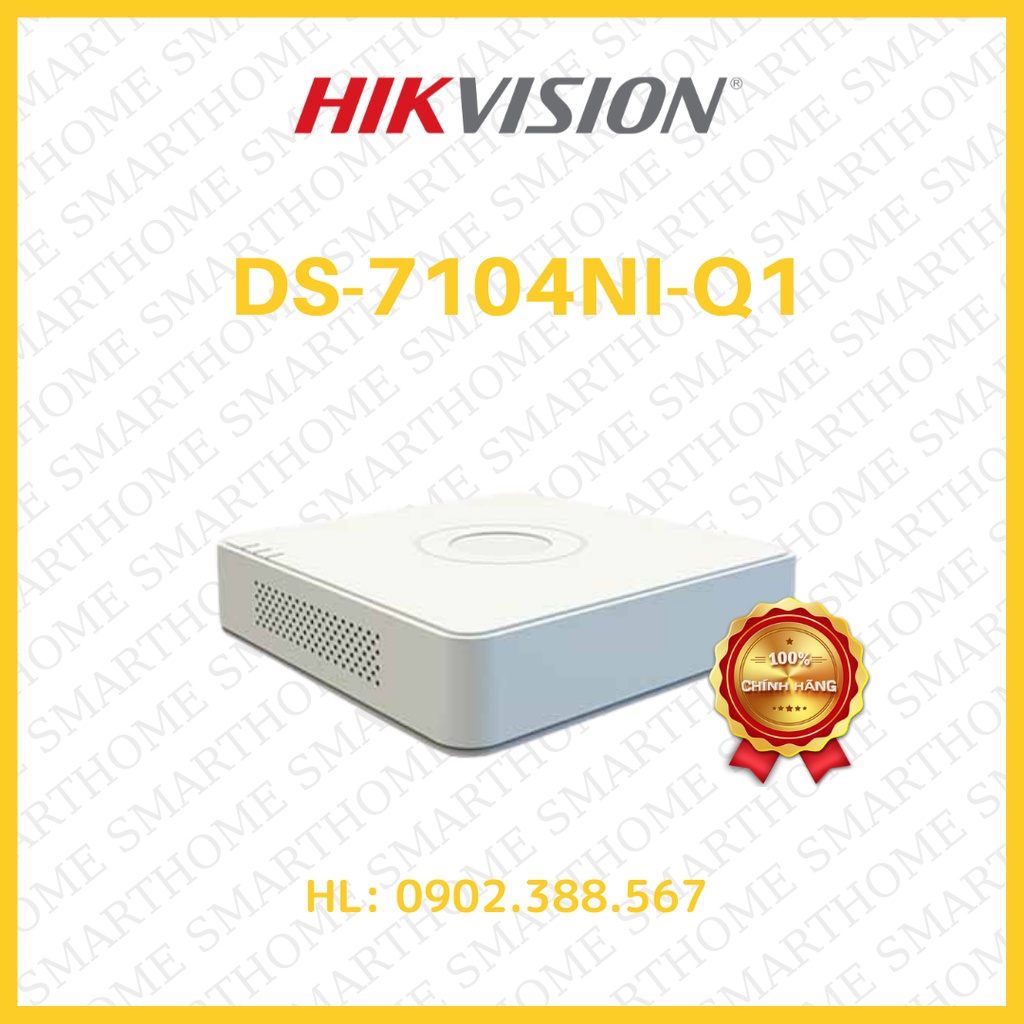 Đầu ghi hình camera IP 8 kênh HIKVISION DS-7108NI-Q1 và IP 4 kênh HIKVISION DS-7104NI-Q1