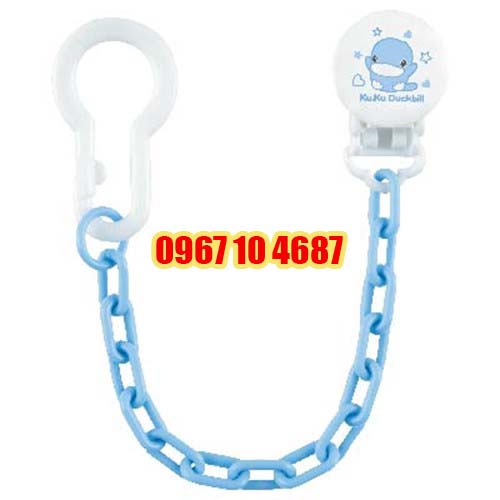 Dây giữ ti giả cho bé nhựa PP và ABS kuku ku5306