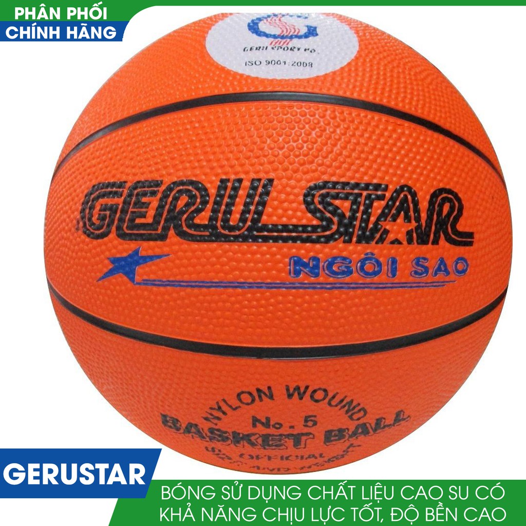 Quả bóng rổ Gerustar cao su