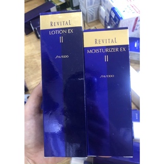 Set nước hoa hồng và sữa dưỡng cao cấp Revital EX shiseido