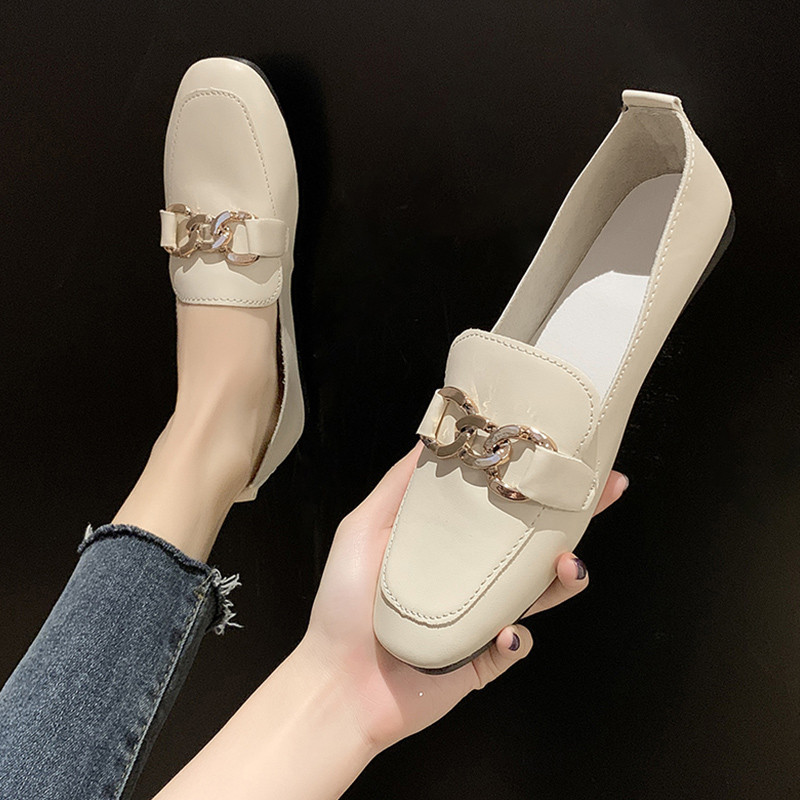 IELGY Giày da  phong cách Anh Quốc thời trang dành cho nữ