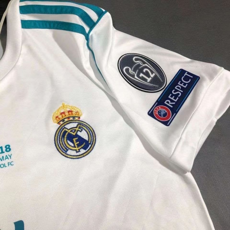 Áo Thun Đá Banh Đội Tuyển Real Madrid 2017-2018 Đồng Phục Kỷ Niệm 7 Cristiano Ronaldo