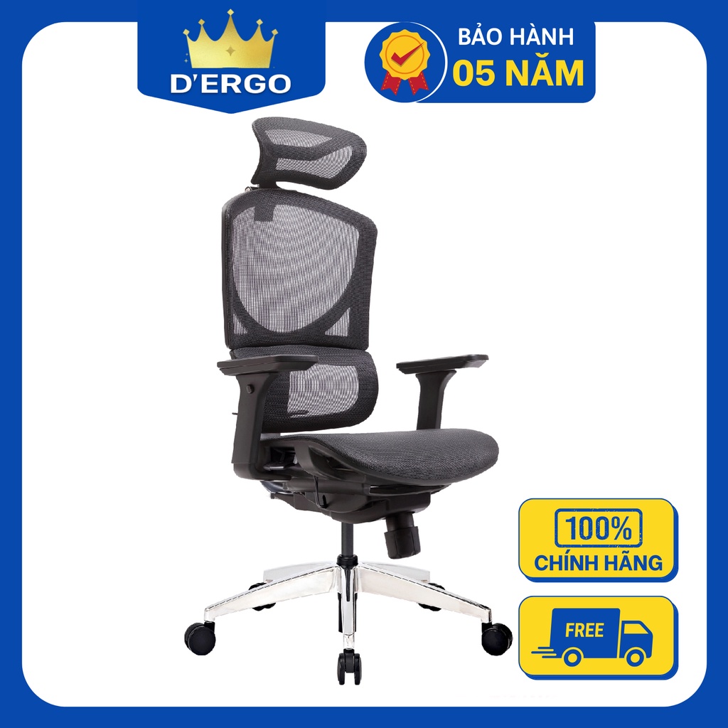 Ghế Công thái học Ergonomic GTChair I-see M (Medium - Black)