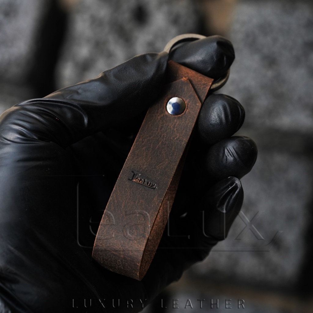 Móc Khóa Da Thật Lealux Keychain 1