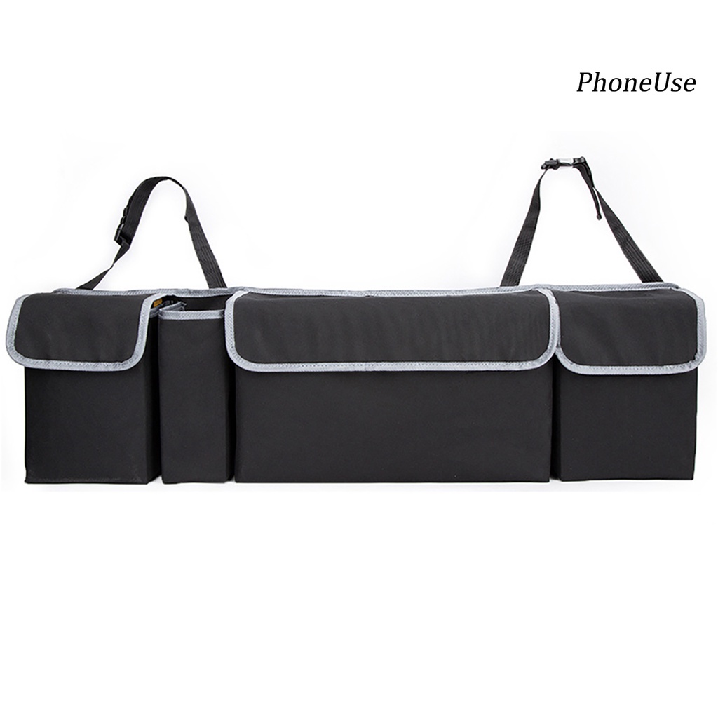Pu Túi Đựng Đồ Dùng Nhiều Ngăn Treo Sau Ghế Xe Hơi
