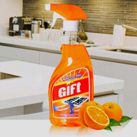 Nước lau bếp Gift hương cam