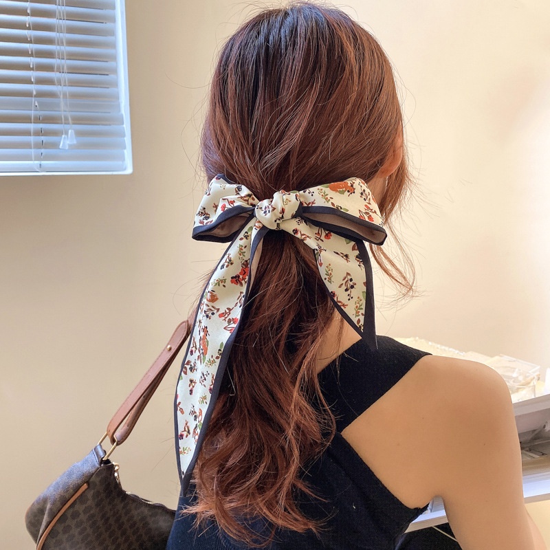 Dây cột tóc khăn Turban lụa làm khăn choàng cổ thắt nơ túi thanh lịch mori nhiều kiểu dáng phong cách Hànxách
