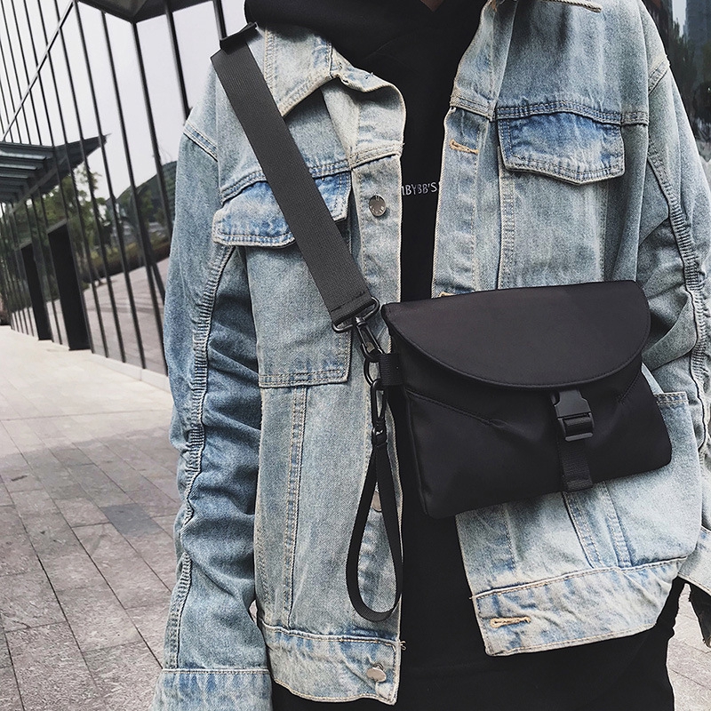 Túi đeo chéo ngang hông mini unisex thời trang 3 trong 1