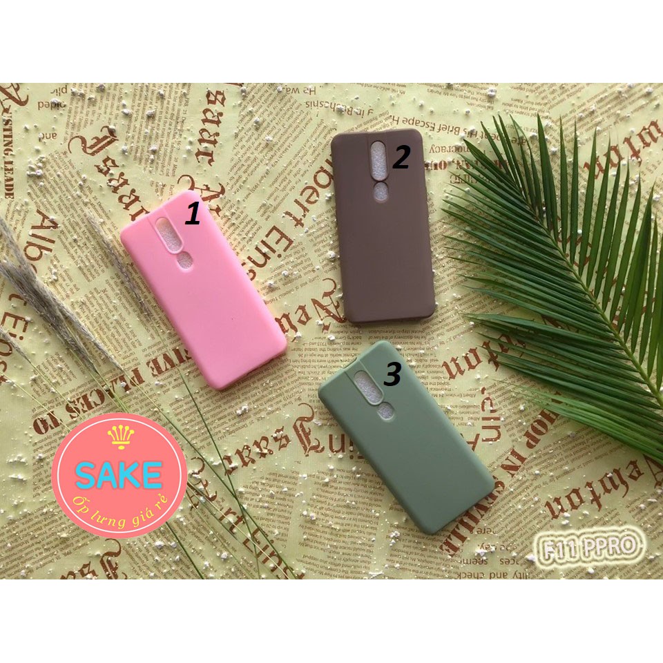 ỐP MÀU TRƠN OPPO F11 PRO
