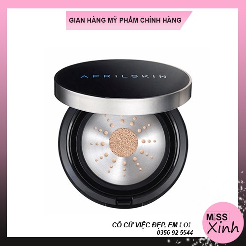 Phấn nước dưỡng ẩm và che phủ hoàn hảo Aprilskin Perfect Magic Cover Fit Cushion 2.0 SPF50+/PA+++ 13g