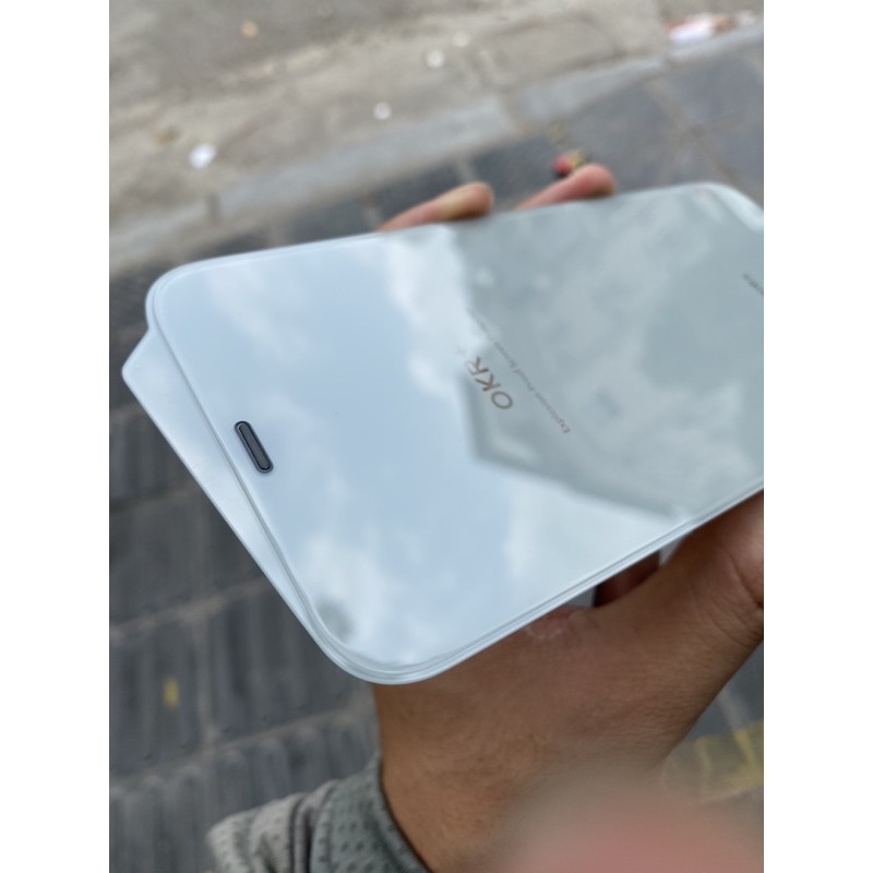 Kính cường lực BENKS full ko viền đen chống bụi màng loa cho Ip 12 ☘️CHÍNH HÃNG