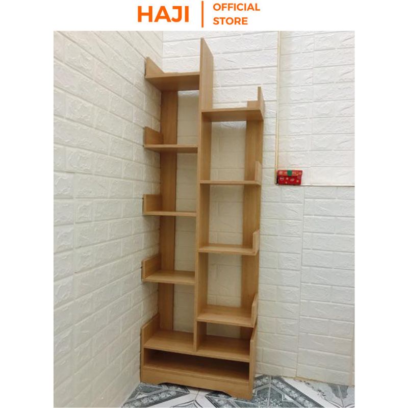 Kệ sách đứng hình cây 11 tầng lưu trữ vật dụng khoa học thương hiệu HAJI A66