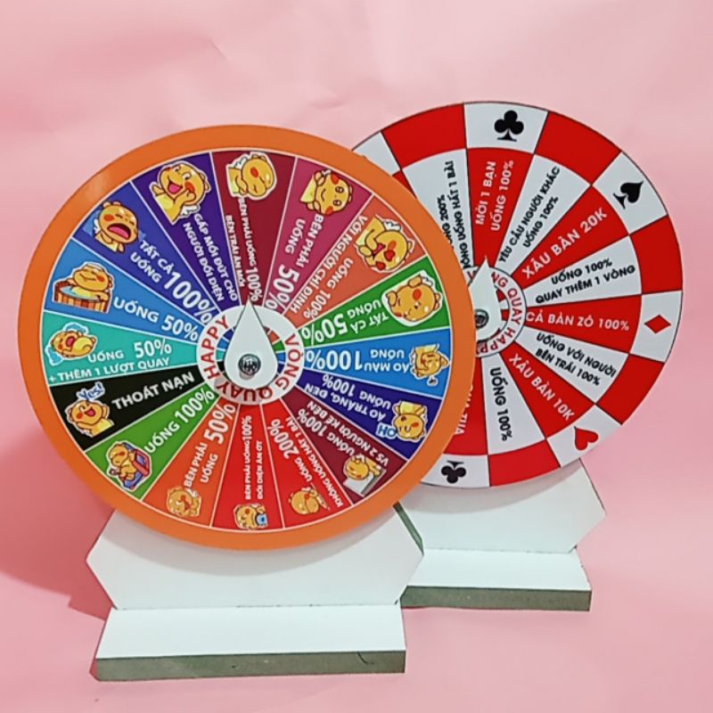Compo 2 vòng quay ăn nhậu - size 25 cm trụ đứng