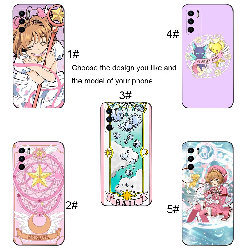 Ốp Điện Thoại Mềm Họa Tiết cardcaptor sakura Cho Xiaomi Redmi Note 11 9T 10 9 9S K20 Pro Max WR97 Mới