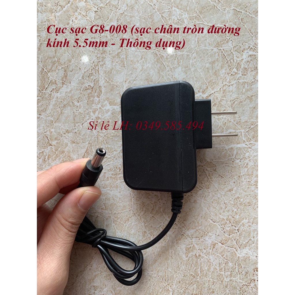 Cục sạc thông minh - phụ kiện đèn pin, đèn đội đầu....