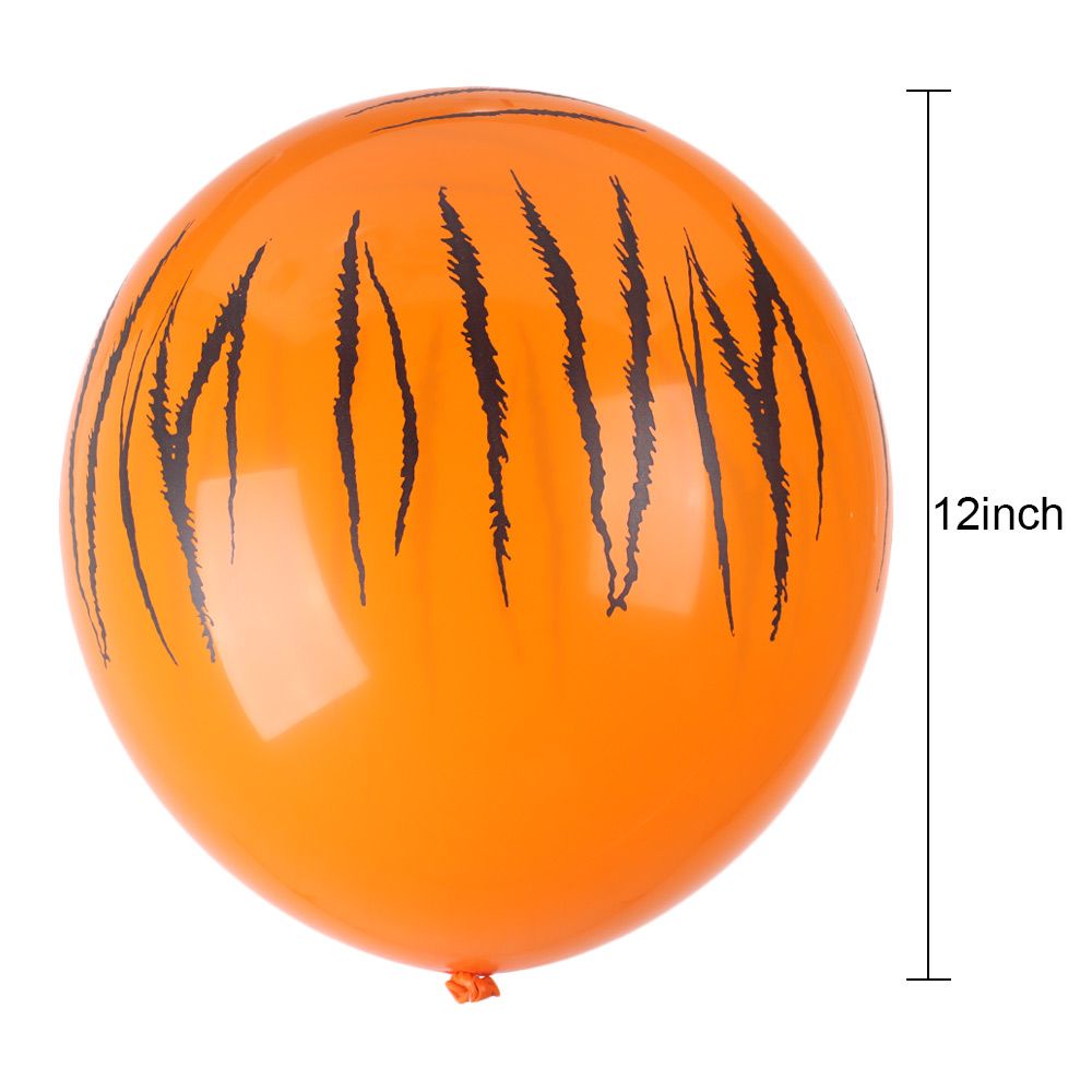 Set 10 Bong Bóng 12 Inch Họa Tiết Động Vật Không Độc Hại Kèm Dây Ruy Băng Trang Trí Tiệc Sinh Nhật