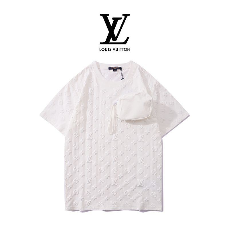Áo phông LV logo 3D mẫu siêu hot 2021