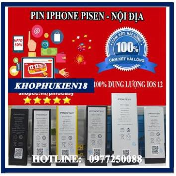 Pin iPhone 6  Chất lượng cao [Chính hãng Pisen]  chuẩn dung lượng BH12T