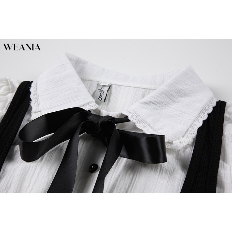 Đầm Tay Ngắn Cổ Polo Xếp Ly Cột Dây Thời Trang Trẻ Trung Cho Nữ