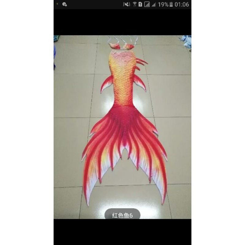 (TẶNG KÈM CHÂN VỊT CHỤP ẢNH) Đuôi cá người cá tiên cá mỹ nhân ngư Mermaid tail